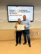 RECONOCIMIENTO A ARIGATA POR C?MARA DE COMERCIO CAMPA?A VIVE TU COMERCIO, VIVE MORALEJA Y SIERRA DE Gata