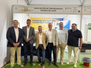 La XXV Feria Rayana esta en marcha y la Asociacion de Empresarios Rivera de Gata esta presente con su stand