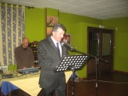 PRESIDENTE DE LA ASOCIACIÓN DURANTE SU DISCURSO-XI ENCUENTRO EMPRESARIAL DE MORALEJA Y SIERRA DE GATA