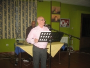 PRESIDENTE DE ADISGATA DURANTE SU DISCURSO-XI ENCUENTRO EMPRESARIAL DE MORALEJA Y SIERRA DE GATA