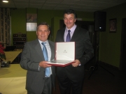 HOMENAJE JUBILACIÓN Y DEDICACIÓN A LA ASOCIACIÓN A JUAN BAUTISTA FUENTES-XI ENCUENTRO EMPRESARIAL DE MORALEJA Y SIERRA DE GATA