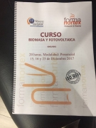 2º CURSO DE ENERGÍAS RENOVABLES-BIOMASA Y FOTOVOLTAICA .DICIEMBRE 2017